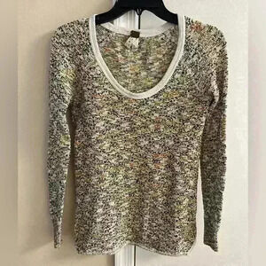 We The Free Multicolor Knit Crewneck Pullover XS Small